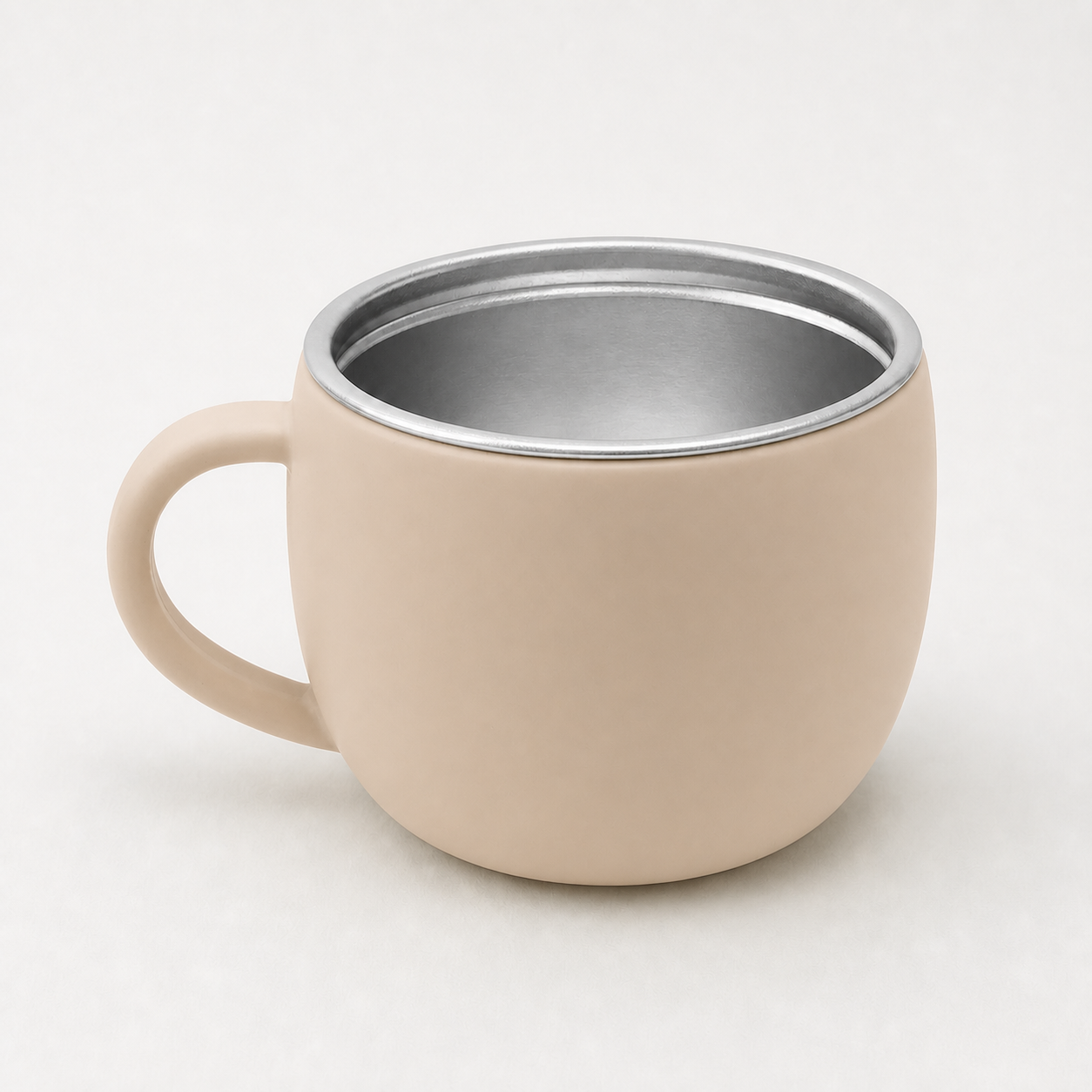 YumBella Stainless Steel Training Cup – 125ml in Beach Sand