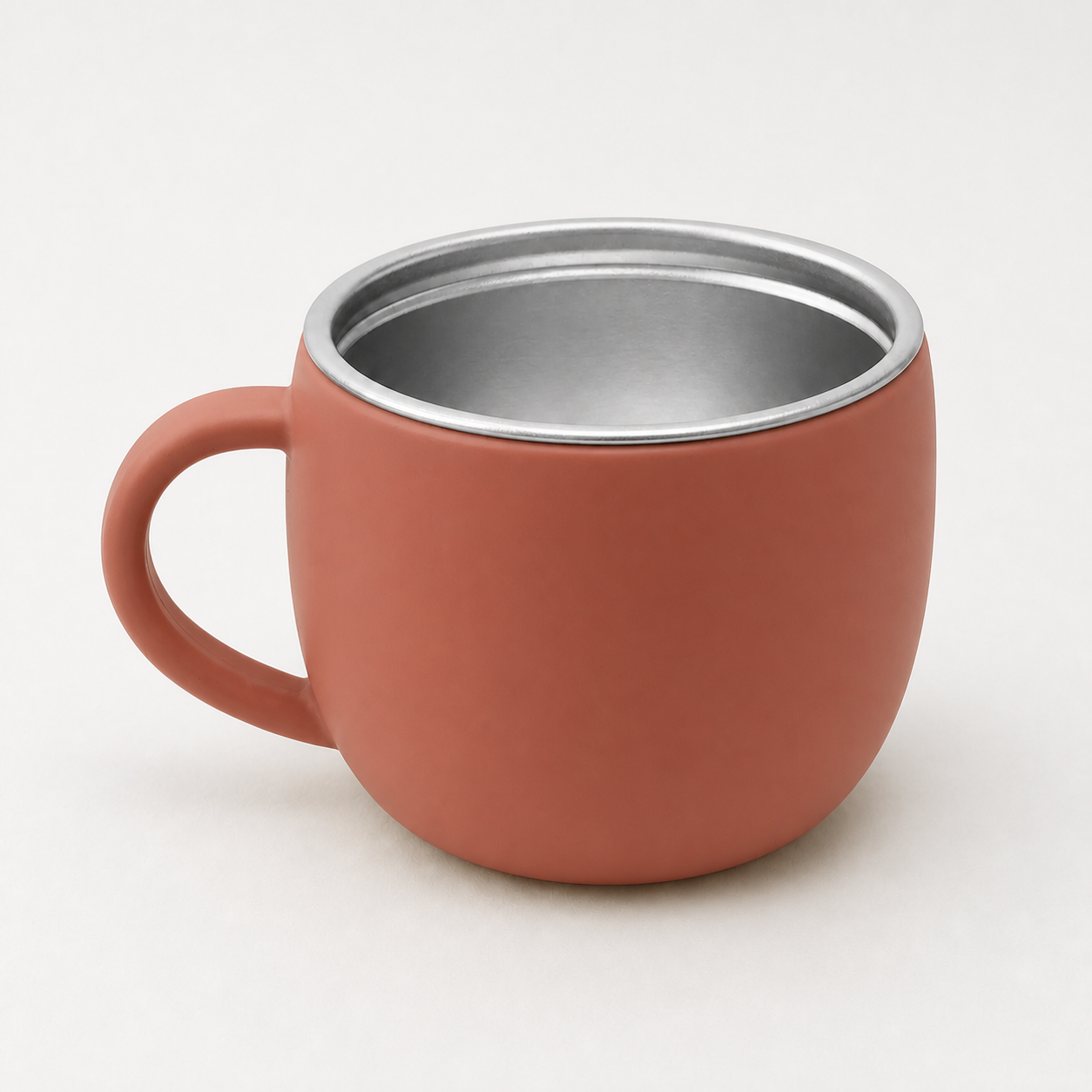 YumBella Stainless Steel Training Cup – 125ml in Clay