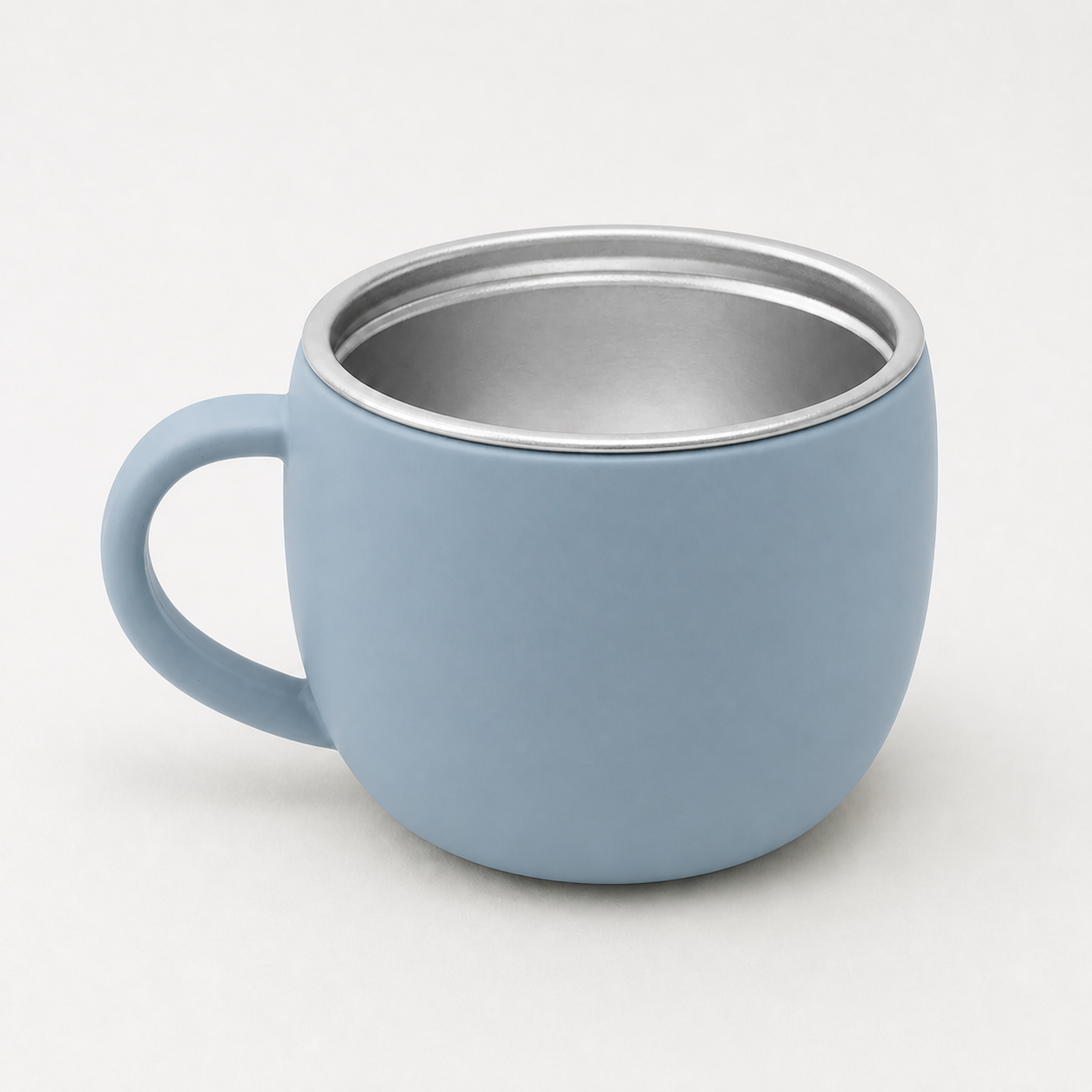 YumBella Stainless Steel Training Cup – 125ml in Cloud Blue