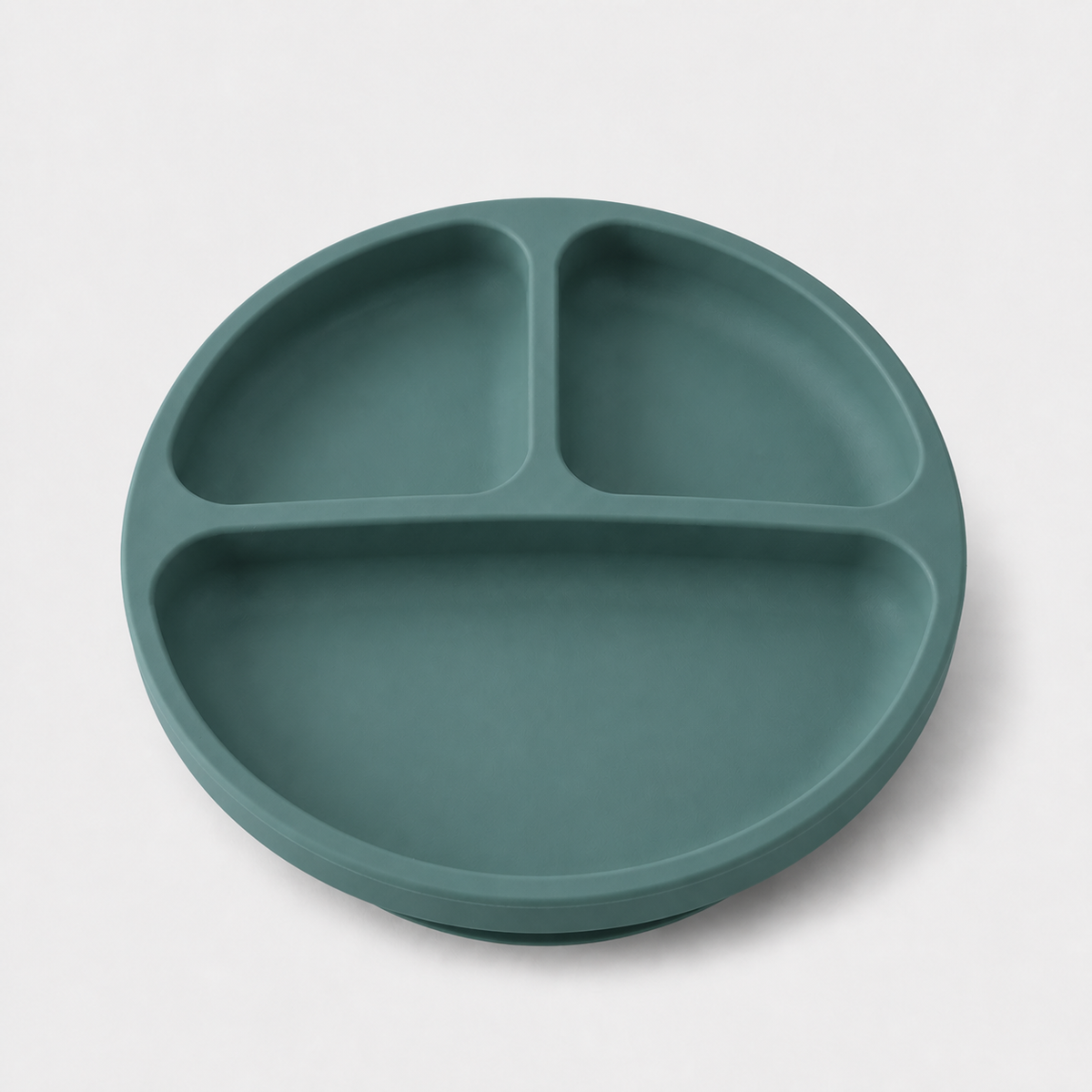 YumBella Silicone Suction Plate in Teal