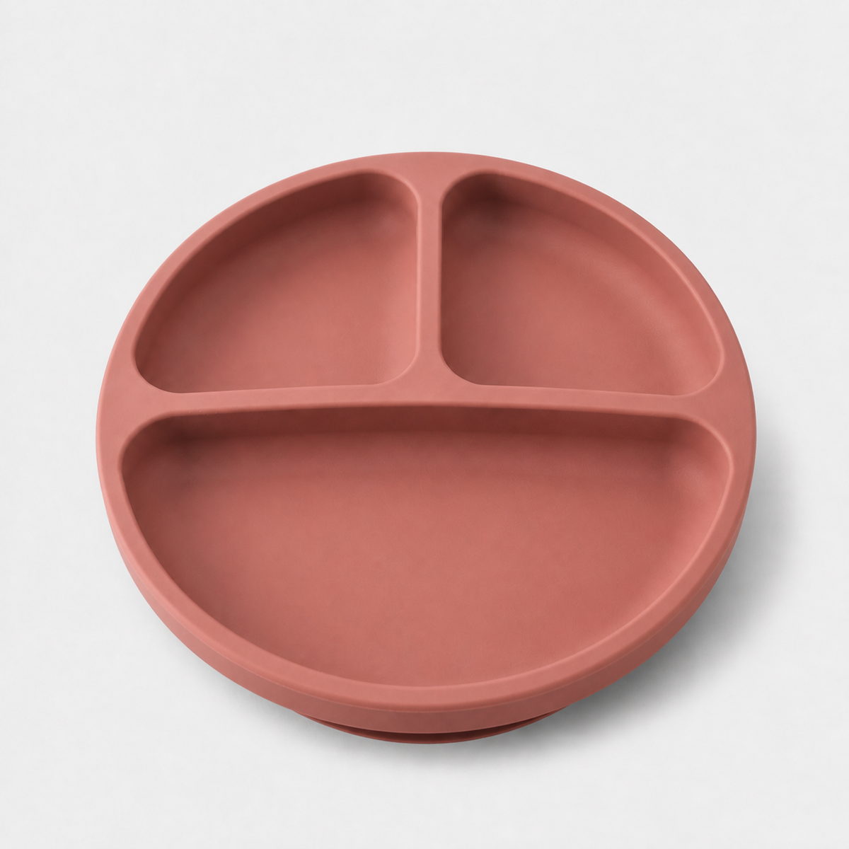 YumBella Silicone Suction Plate in Clay