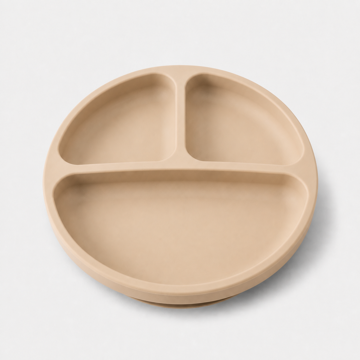 YumBella Silicone Suction Plate in Beach Sand