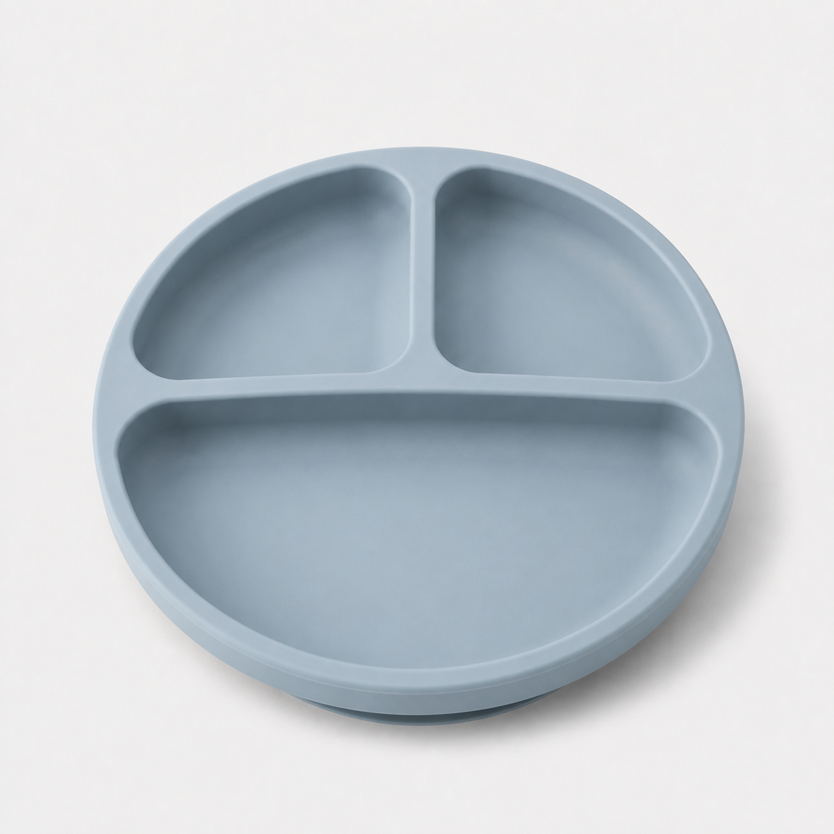 YumBella Silicone Suction Plate in Cloud Blue